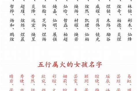 属火的名字|五行属火比较文雅的字 有诗意五行属火的好名字